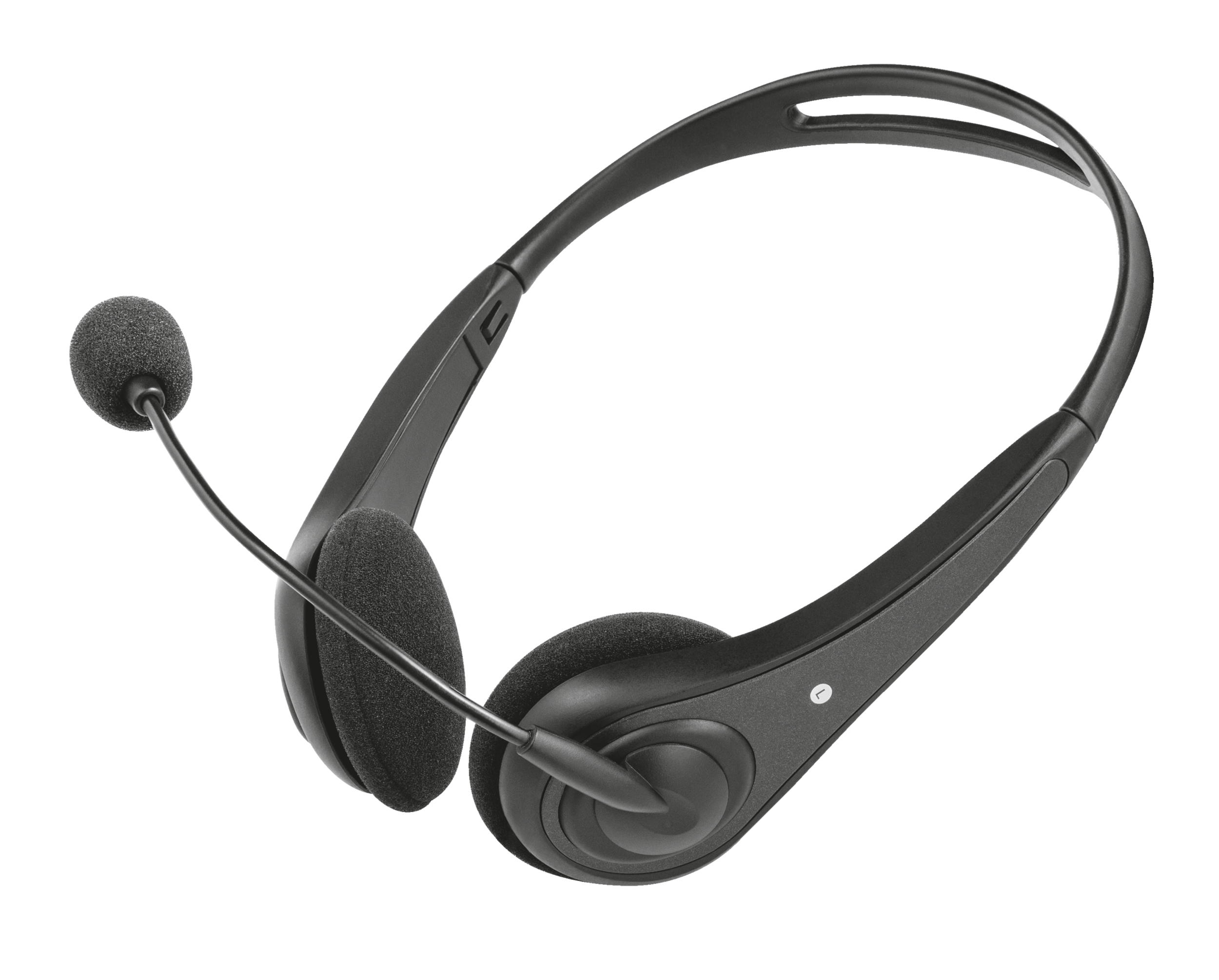 Trust 21664 headphones/headset Wired Head-band Calls/Music Black – image 1