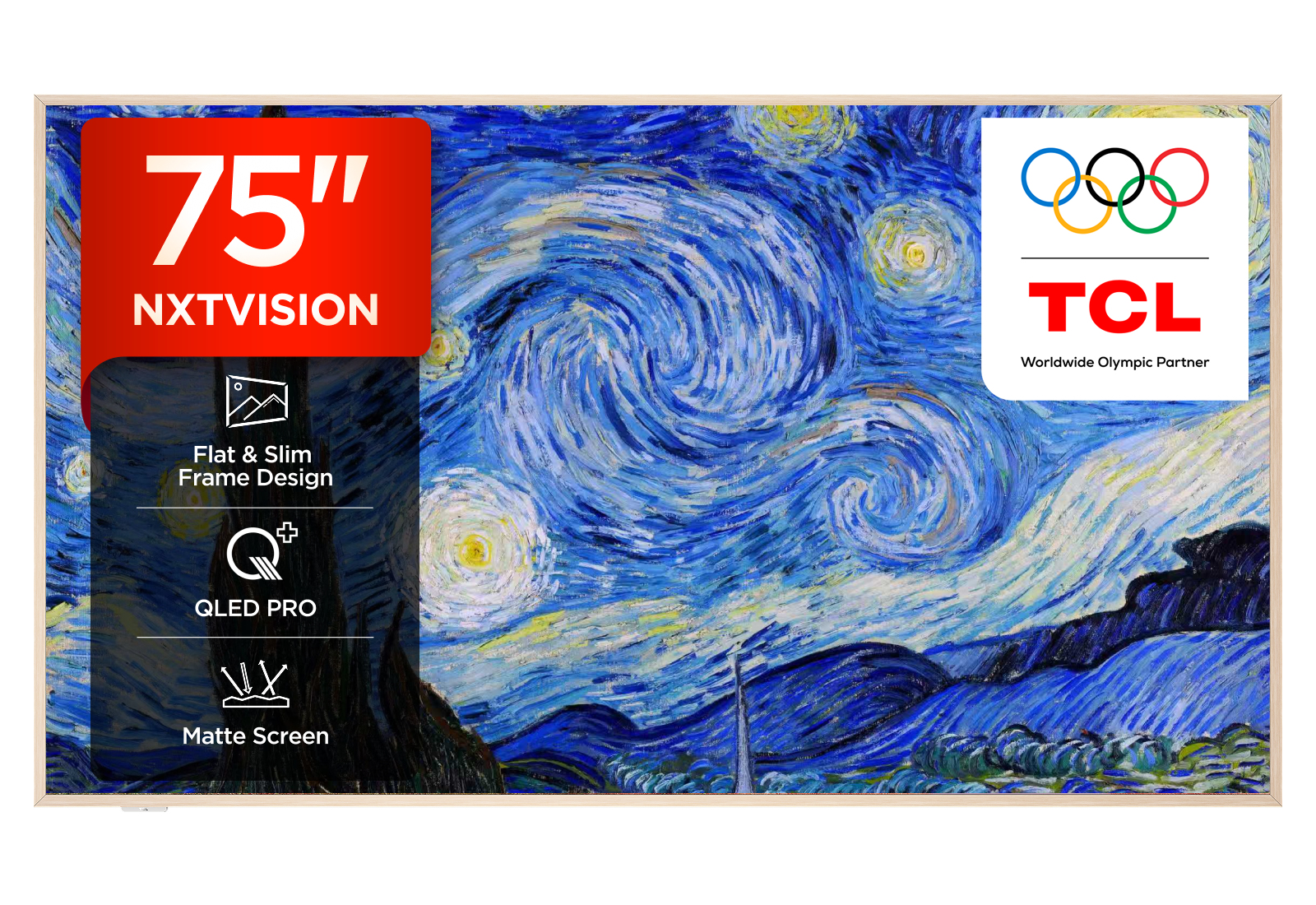 TCL 75A300W-UK TV – image 1