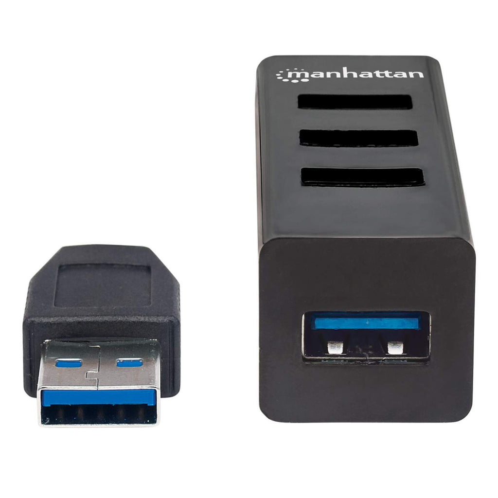 Manhattan USB-A 4-Port Hub, 4x USB-A Ports (1x 5 Gbps USB 3.2 Gen1 aka USB 3.0 – image 3
