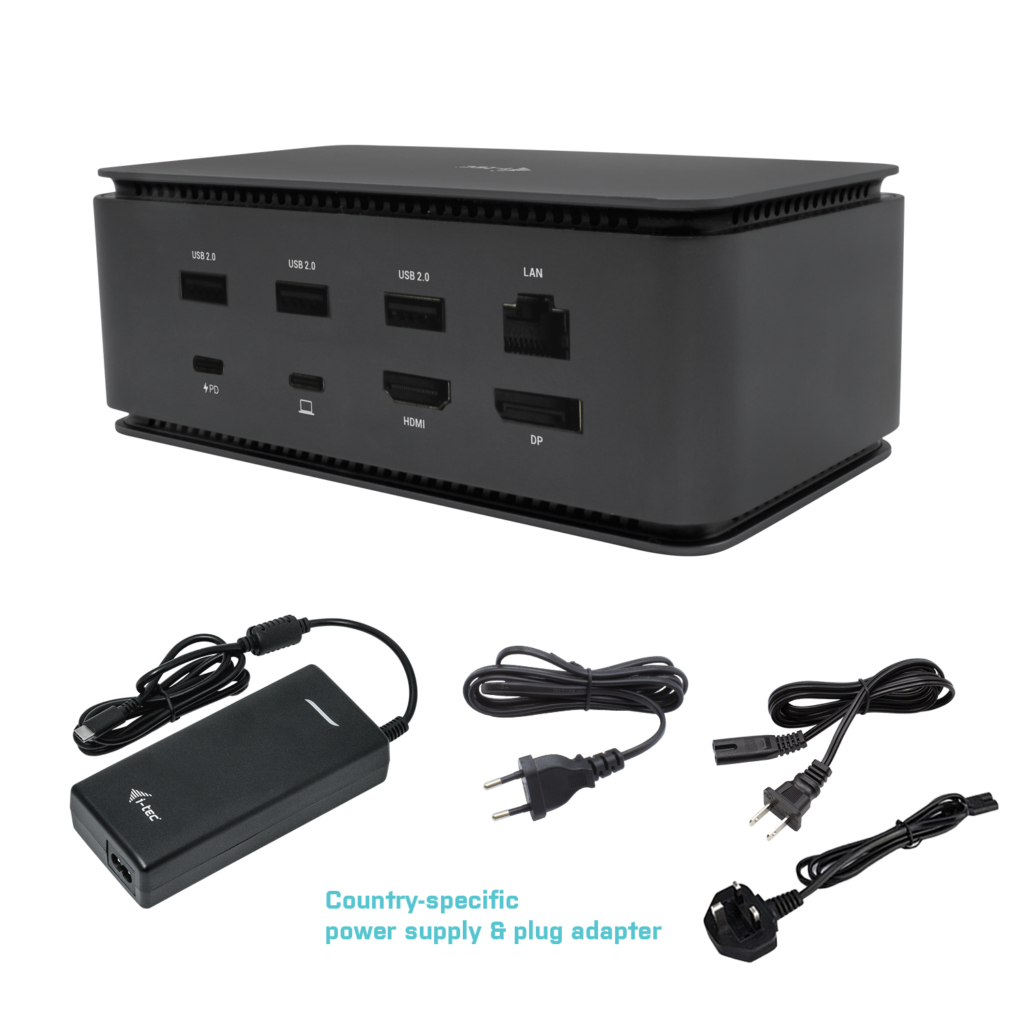 i-tec Metal USB4 Docking station Dual 4K HDMI DP with Power Delivery – image 4