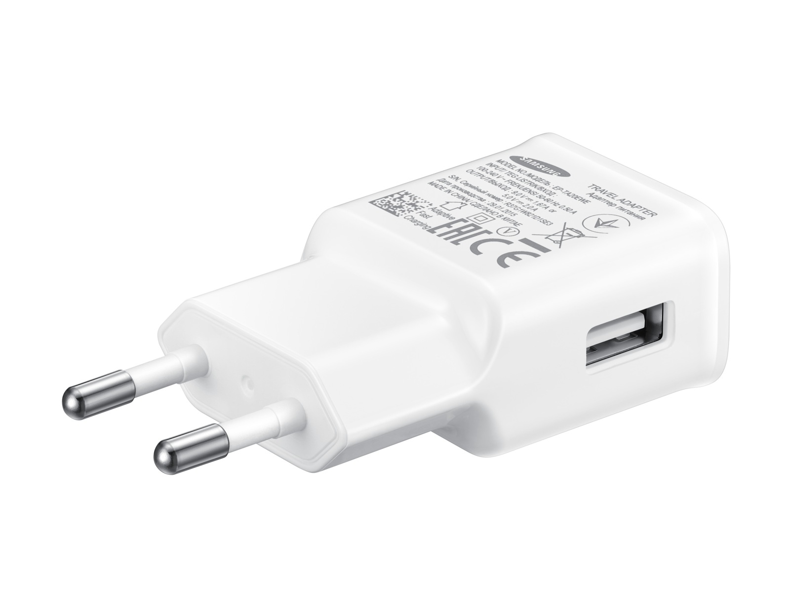 Samsung EP-TA20EWENGEU mobile device charger Universal White AC Indoor – image 3
