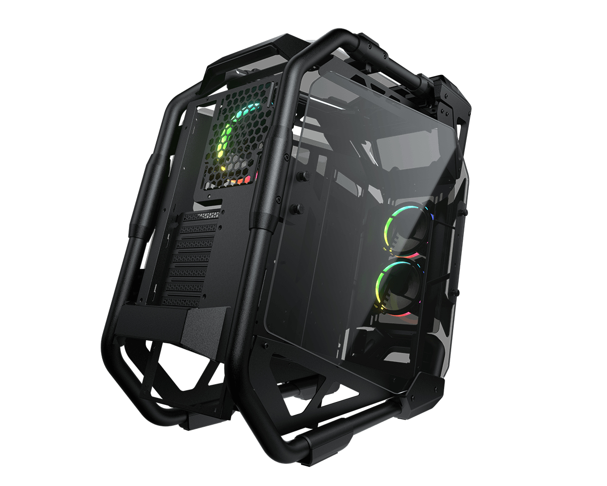 Gabinete Gamer COUGAR Cratus - Media Torre - ATX/CEB/EATX/Micro ATX/Mini-ITX - Panel Lateral - 385LMS0.0001
