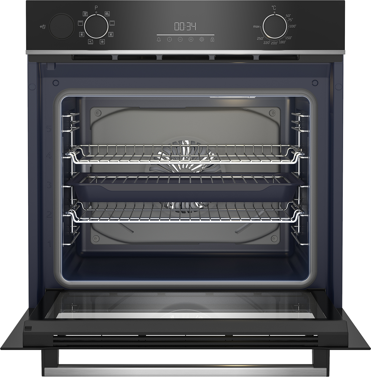 Beko BBIS25300XC 60cm Built-In Single Multi-Function Oven with AeroPerfectTM – image 4