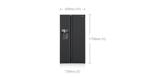 Samsung RSG5DUMH side-by-side refrigerator – image 2
