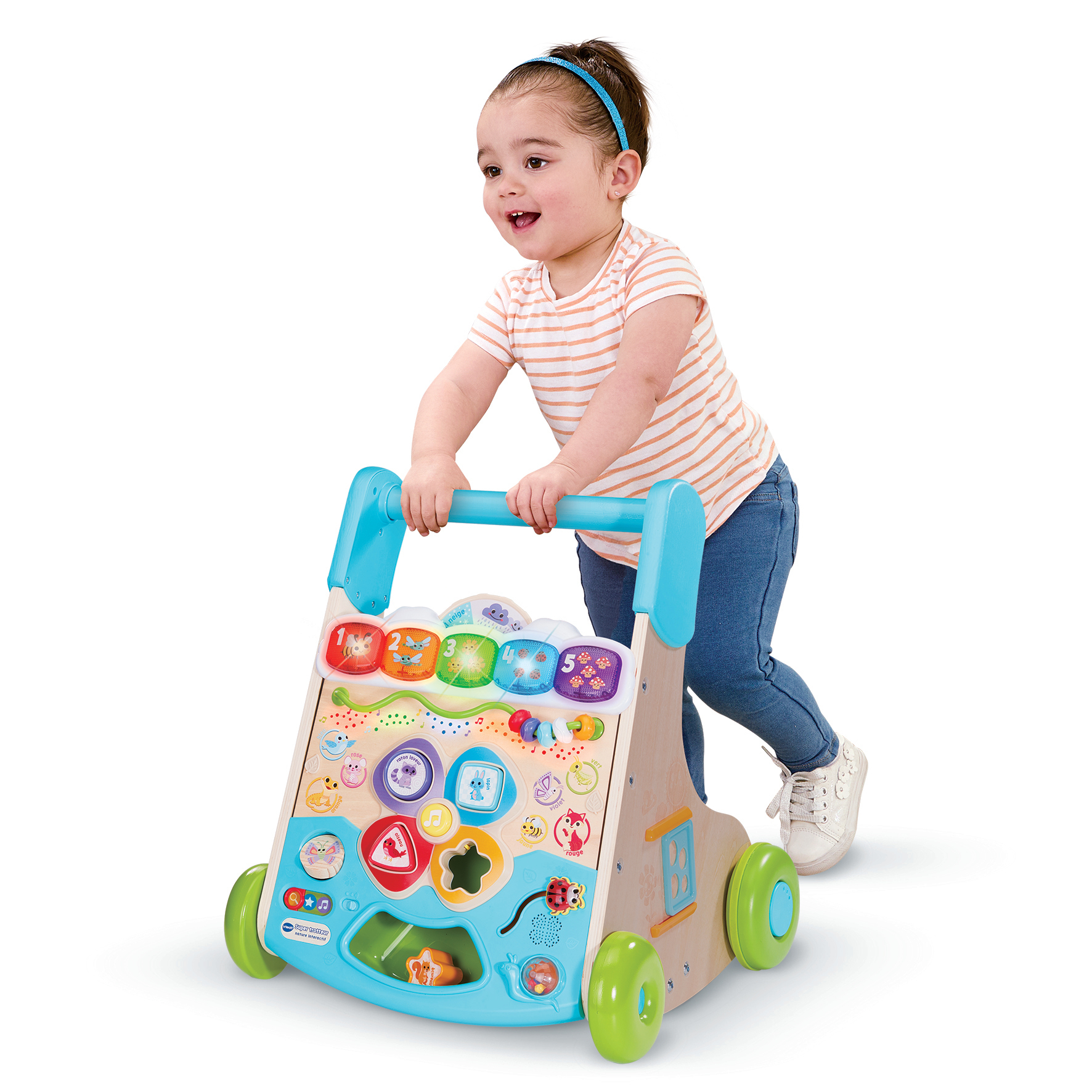 Resim VTech 80-619605 Çok Renkli Plastik Etkileşimli Yürüteç
