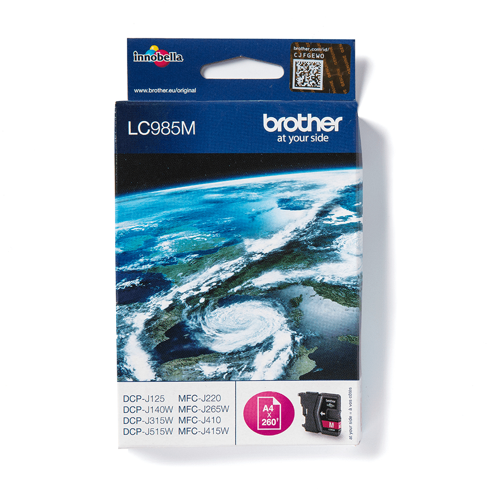 Brother LC985M mustekasetti 1 kpl Alkuperäinen Magenta