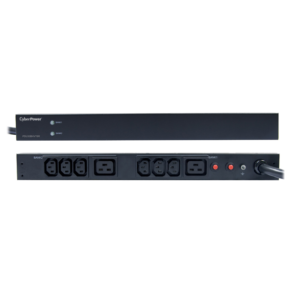 CyberPower PDU30BHVT8R power distribution unit (PDU) 8 AC outlet(s) 1U Black – image 2