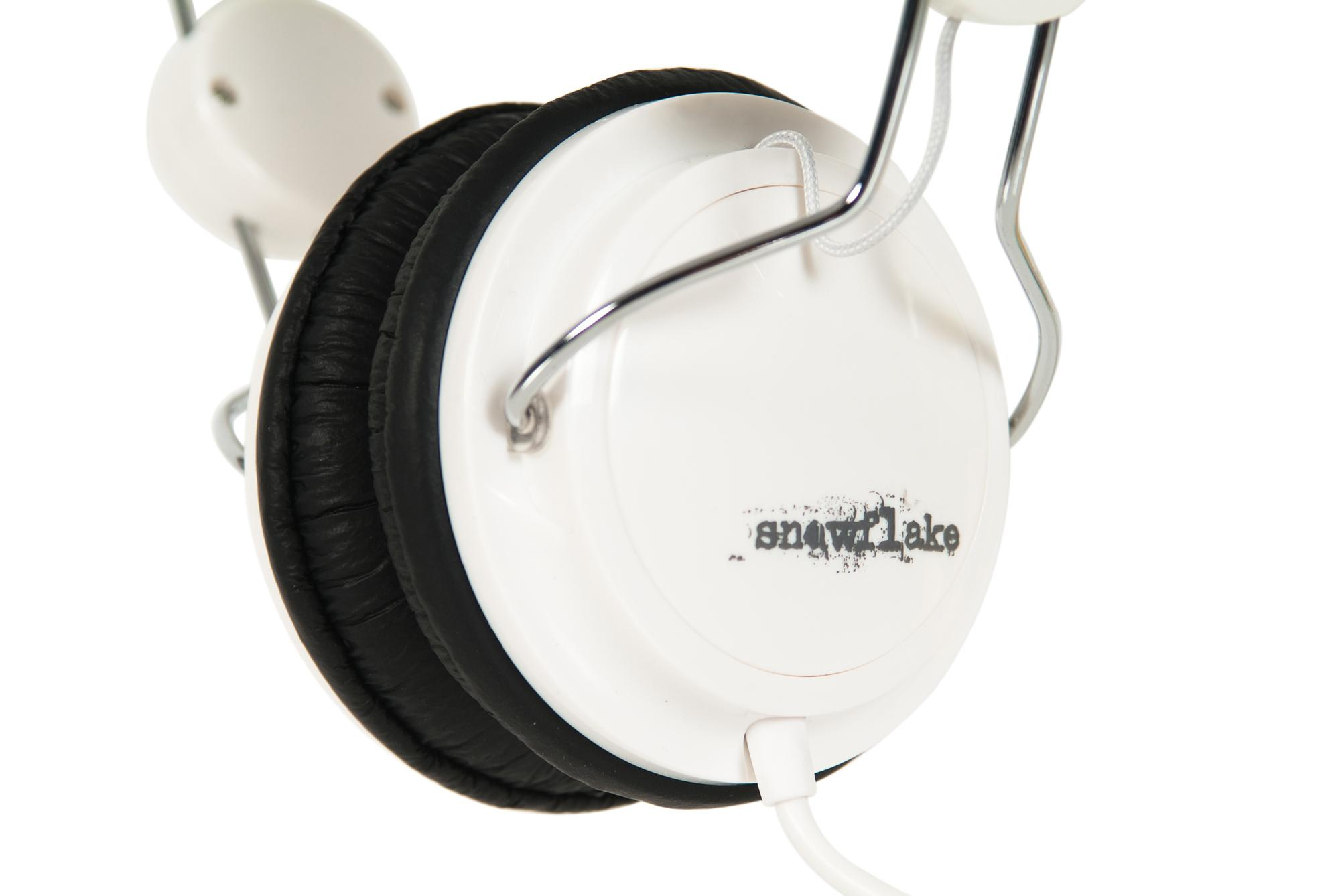 NGS Snowflake Headphones Wired Black, White – image 5