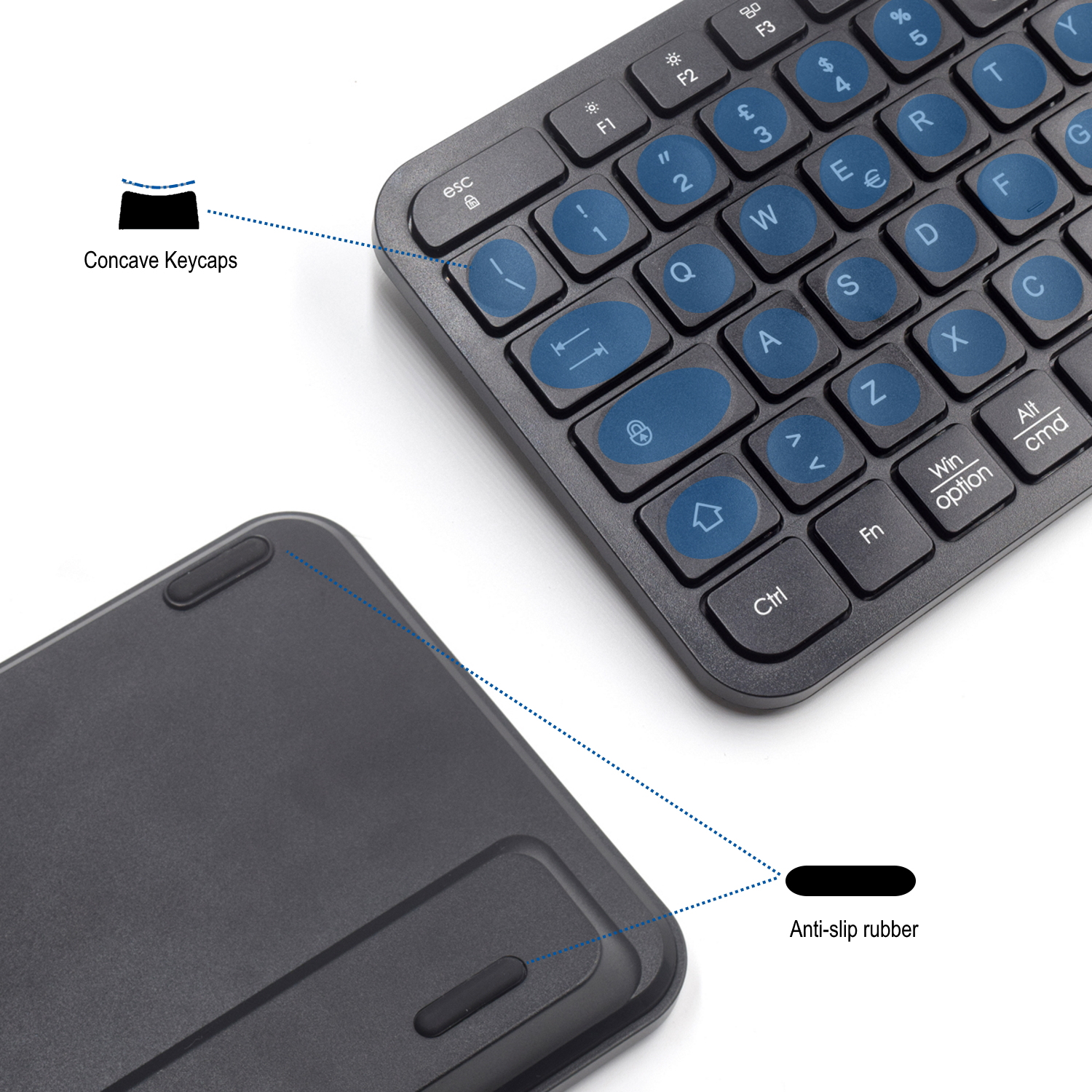 Ewent EW3277 keyboard Universal RF Wireless QWERTY Spanish Black – image 7