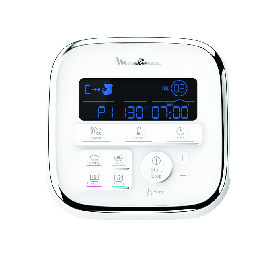 Moulinex HF908 1550 W 4.5 L Stainless steel, White – image 5