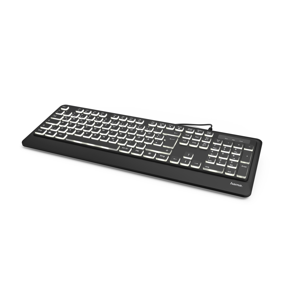 Hama KC-550 keyboard Office USB QWERTZ German Black – image 2