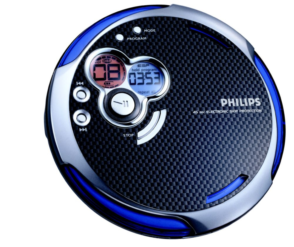 Philips AX5303/00C CD player Black, Blue, Silver Portable CD player