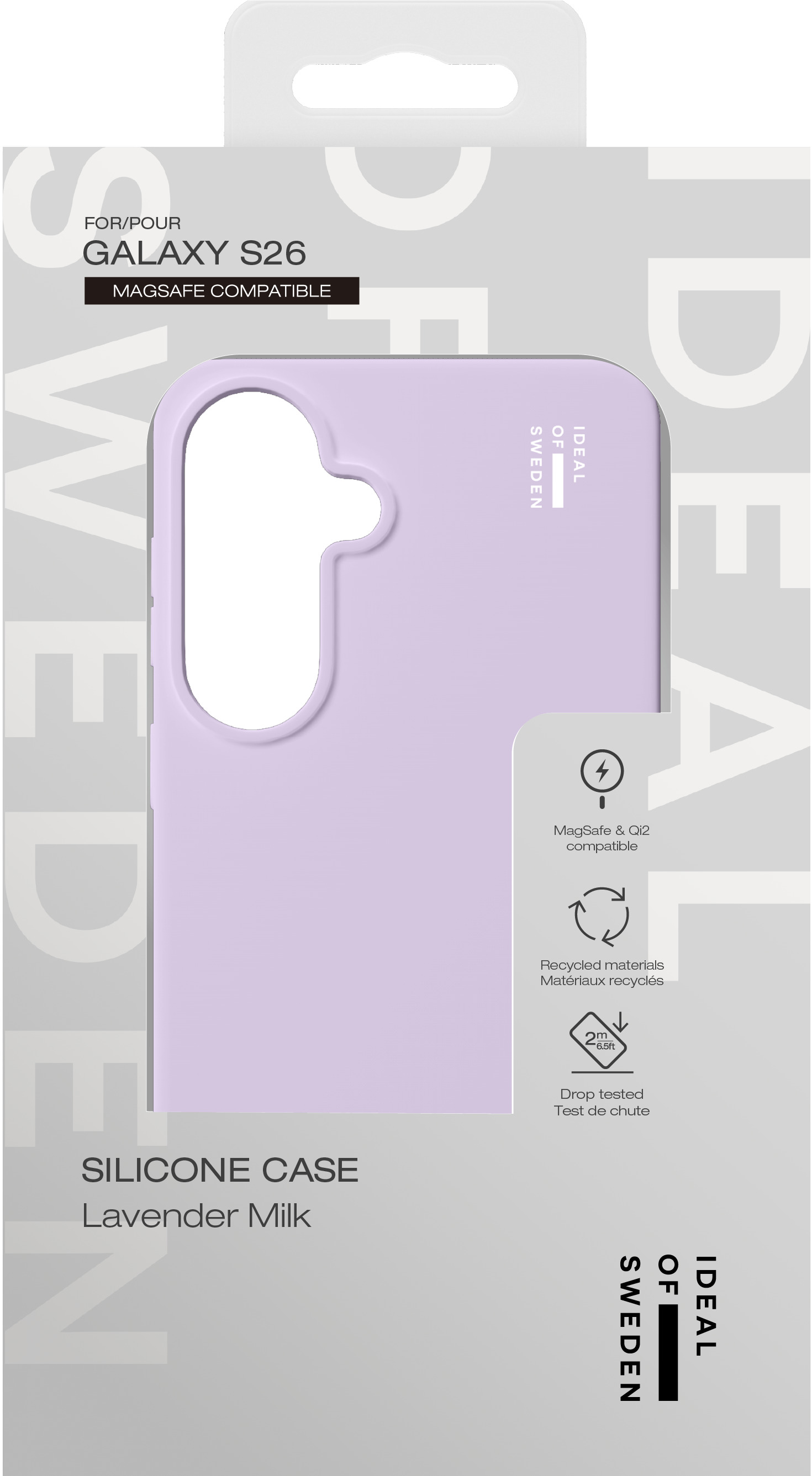 iDeal of Sweden Silicone Case MagSafe Galaxy S26 Lavender Milk – image 5