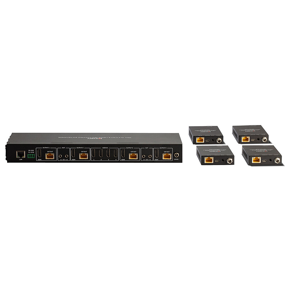 Lindy 70m Cat.6 4x4 HDMI 4K60 Matrix Extender – image 4
