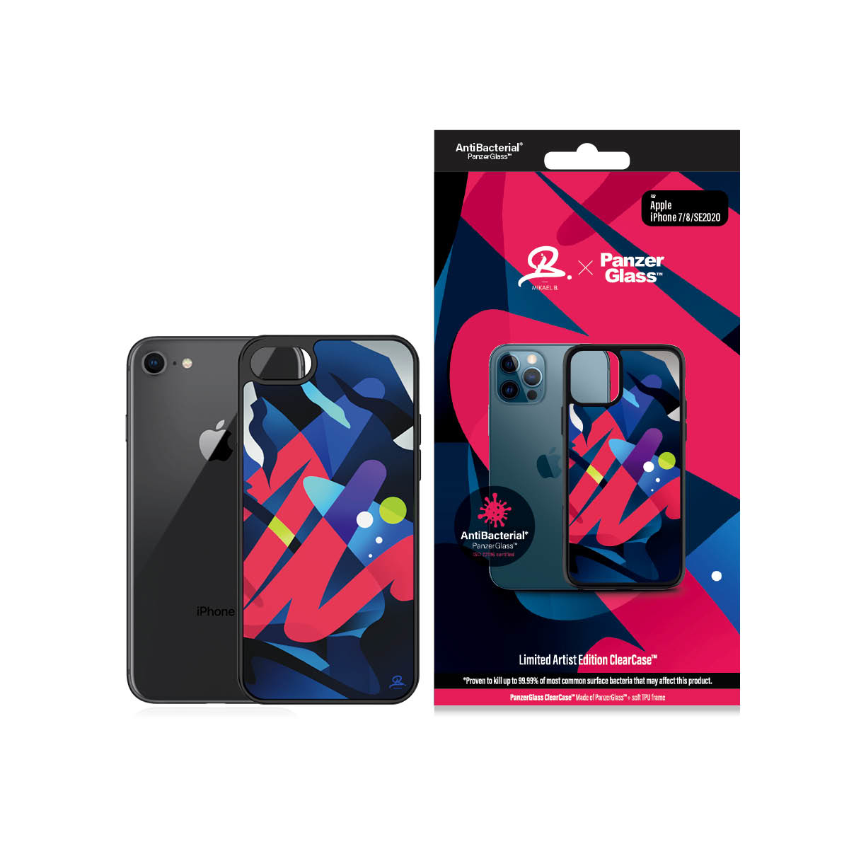 PanzerGlass ® ClearCase™ iPhone 7 | 8 | SE 2020 - Mikael B Limited Artist Edition – image 4