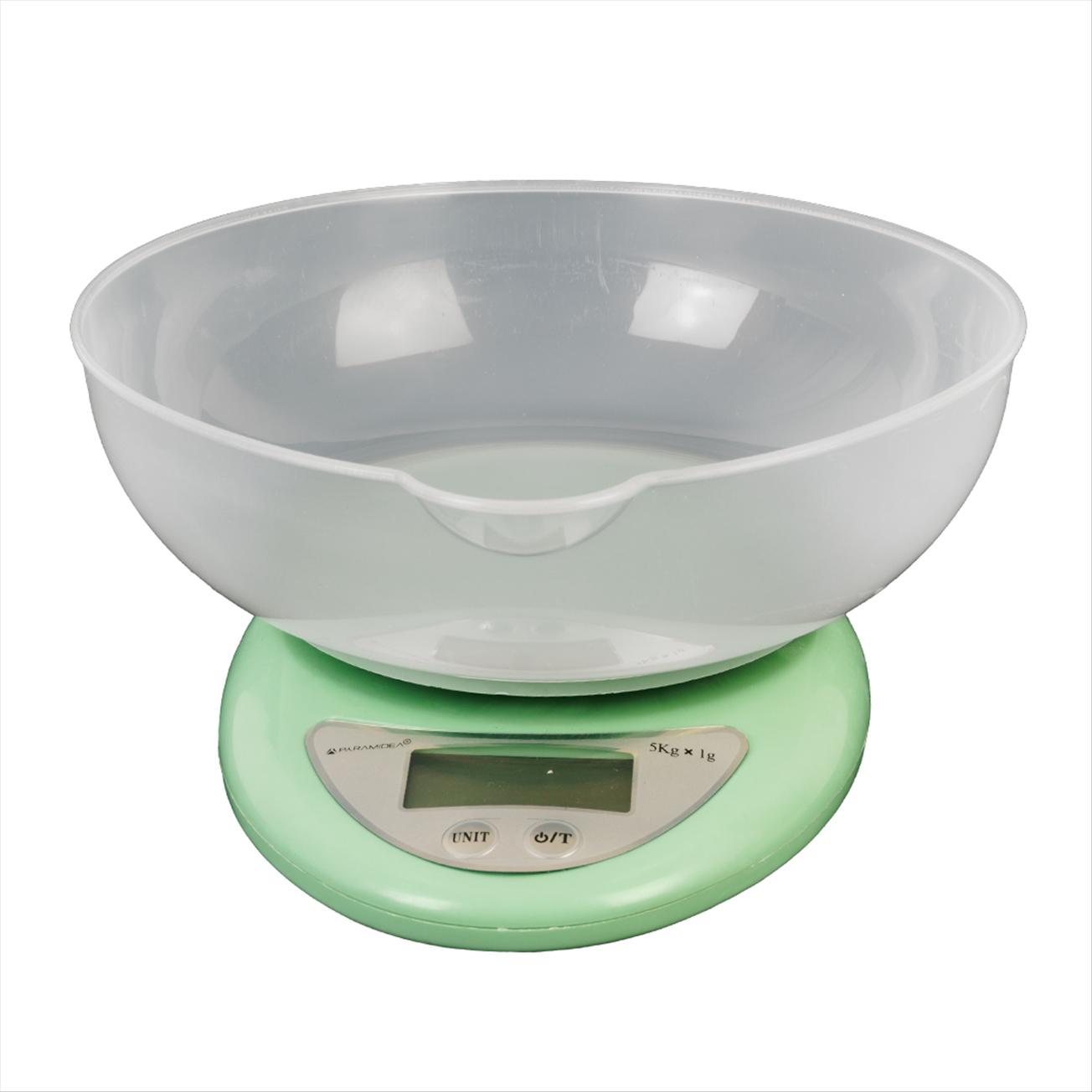 Pyramidea BC135 kitchen scale Transparent, White Countertop Round Electronic kitchen scale – image 8