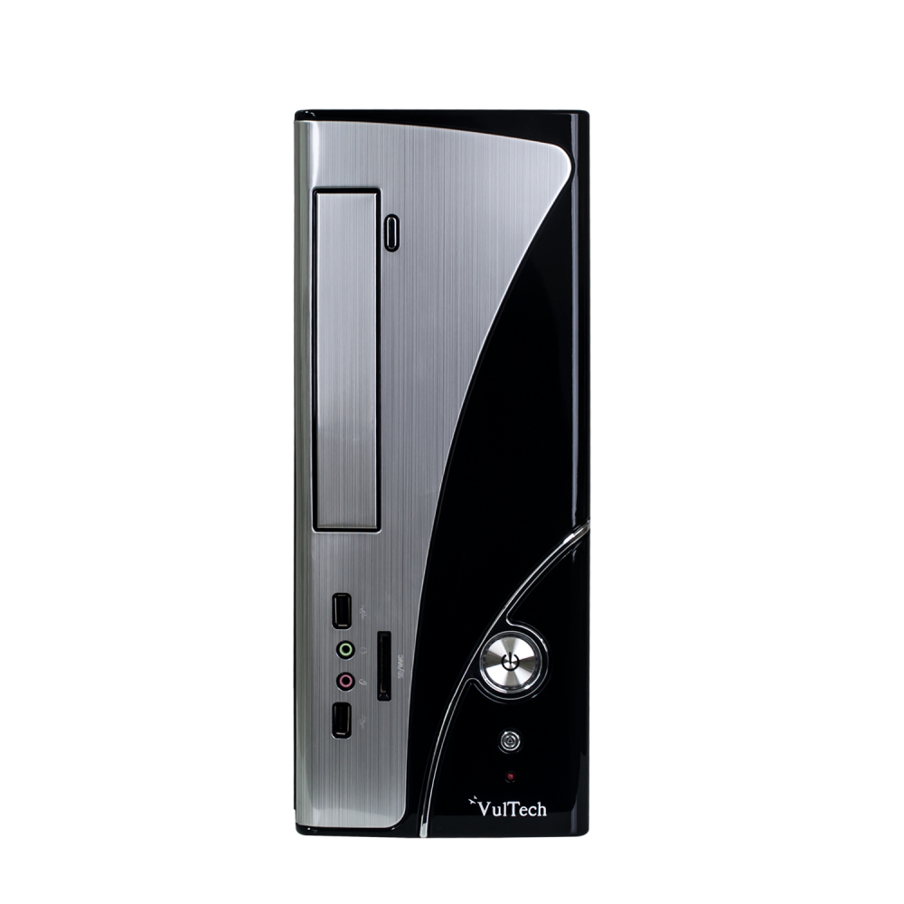 Vultech GS-2490 computer case Micro Tower Black, Silver – image 2