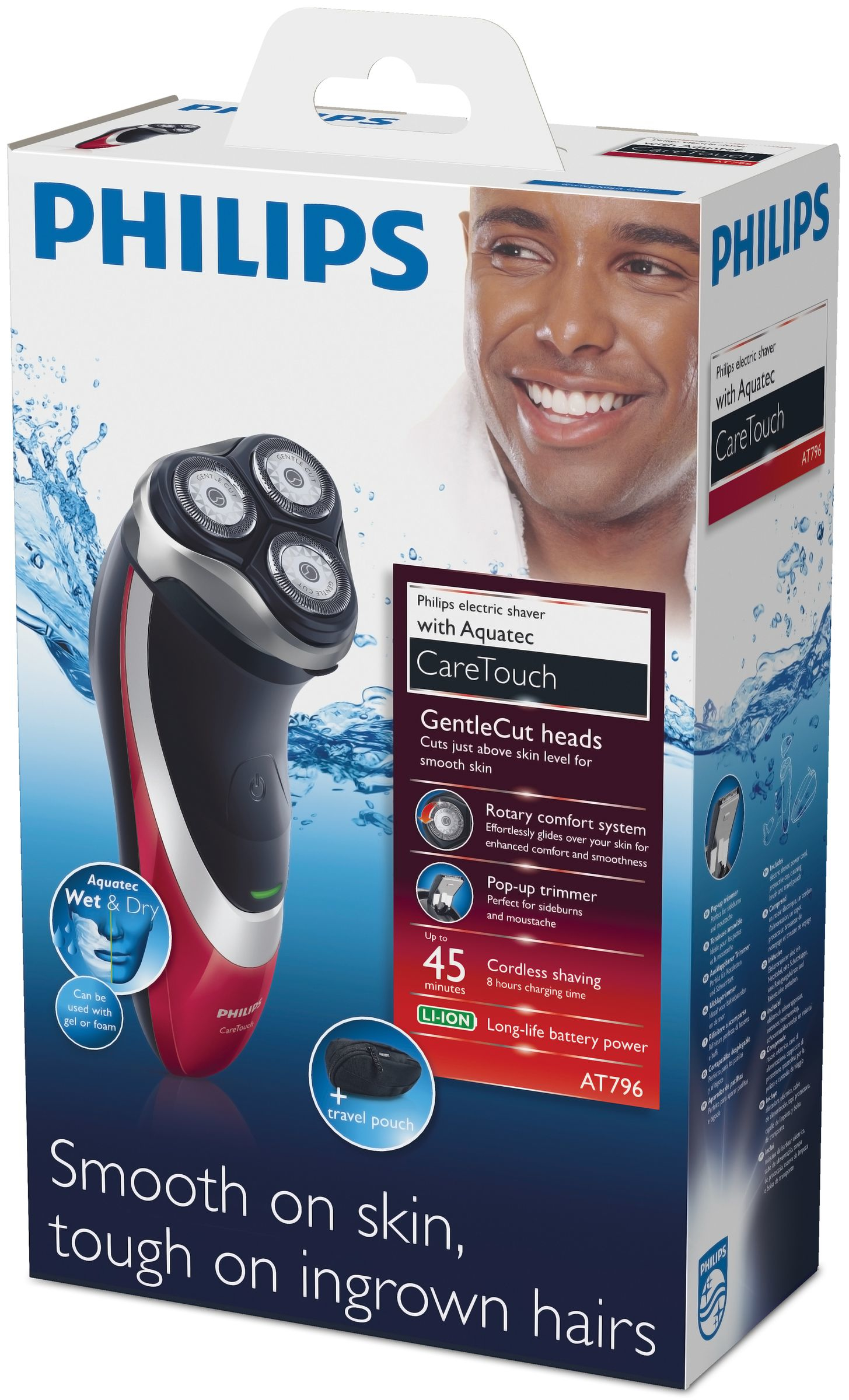 Philips CareTouch wet and dry electric shaver AT796/16 – image 2