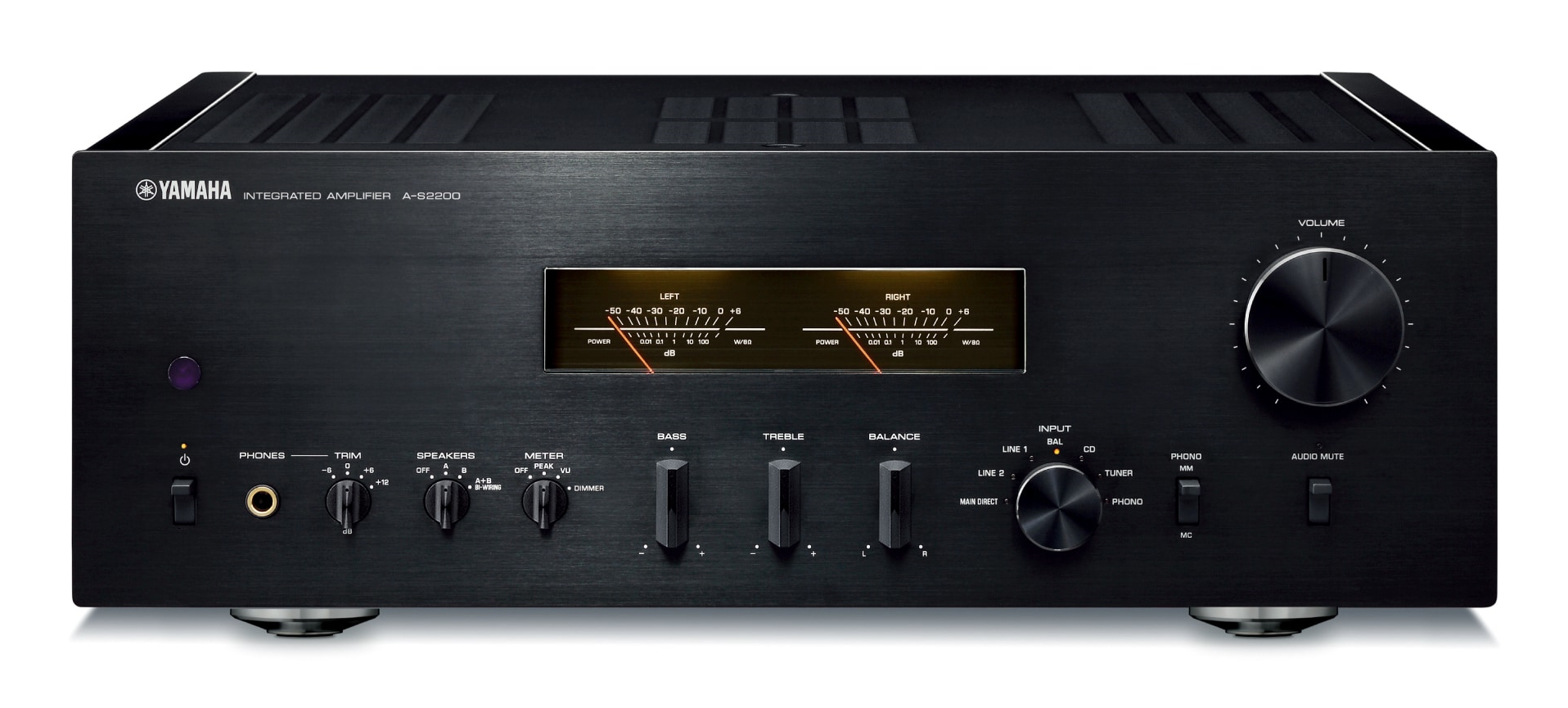 Yamaha AS2200BLPB audio amplifier 2.0 channels Home Black