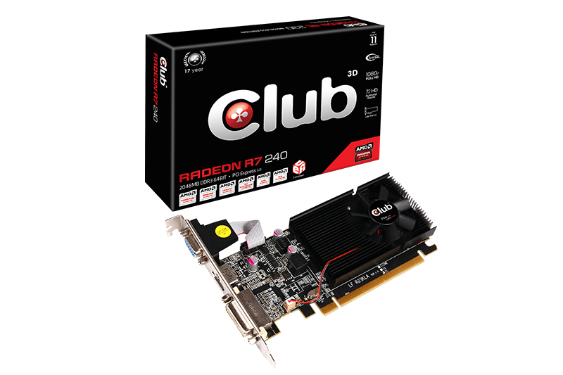 CLUB3D Radeon R7 240 Low Profile – image 2