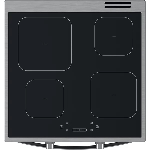 Indesit IS67IQ8CCX/FR Freestanding cooker Electric Zone induction hob Stainless steel – image 2