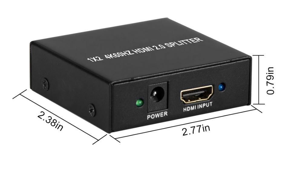 Microconnect MC-HMSP102S video splitter HDMI 2x HDMI – image 3