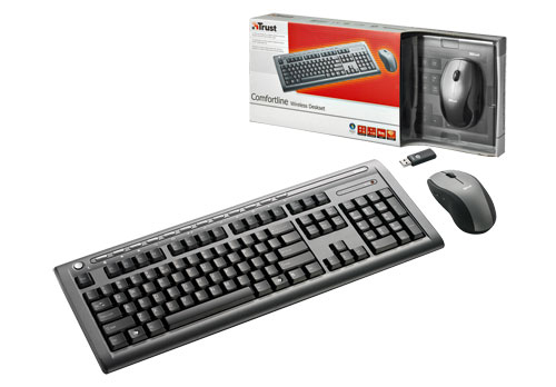 Trust 16078 keyboard Mouse included RF Wireless