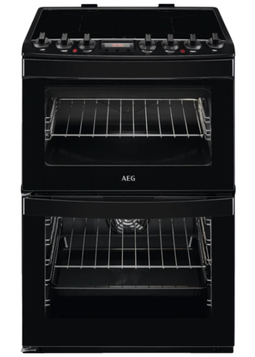 AEG CIB6740ACB Freestanding cooker Electric Ceramic hob Black – image 1