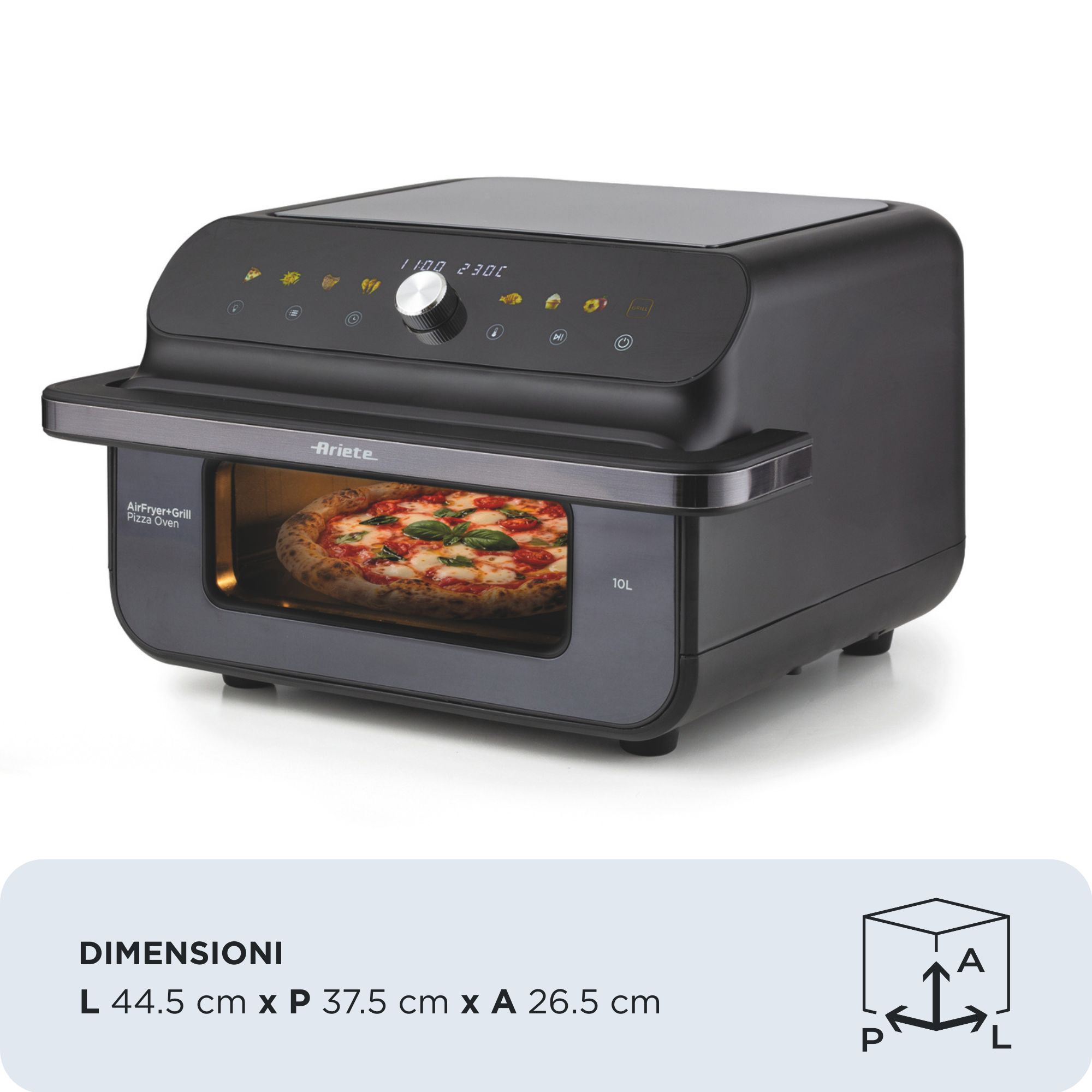 Ariete 4649 Air Fryer + Grill Pizza oven, Fryer and pizza oven – image 4