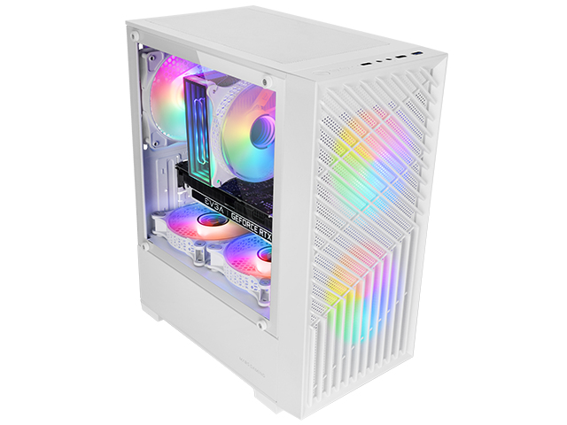 Mars Gaming MC-VORTEXW Mini Tower White – image 2