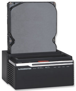Manhattan 130226 laptop dock/port replicator Black – image 1