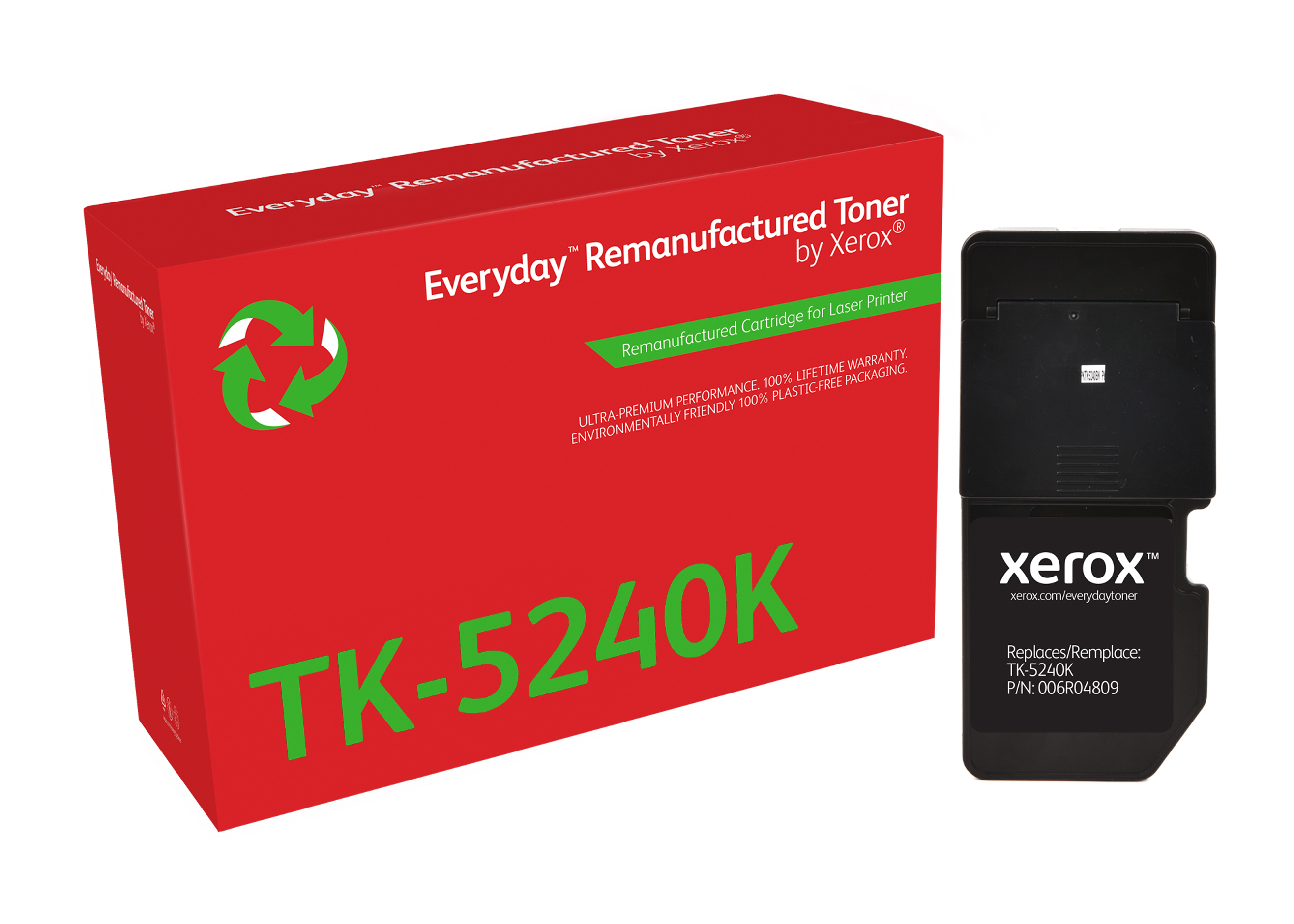 Everyday - Black - compatible - box - remanufactured - toner cartridge (alternative for: Kyocera TK-5240K) - Green World Alliance return programme