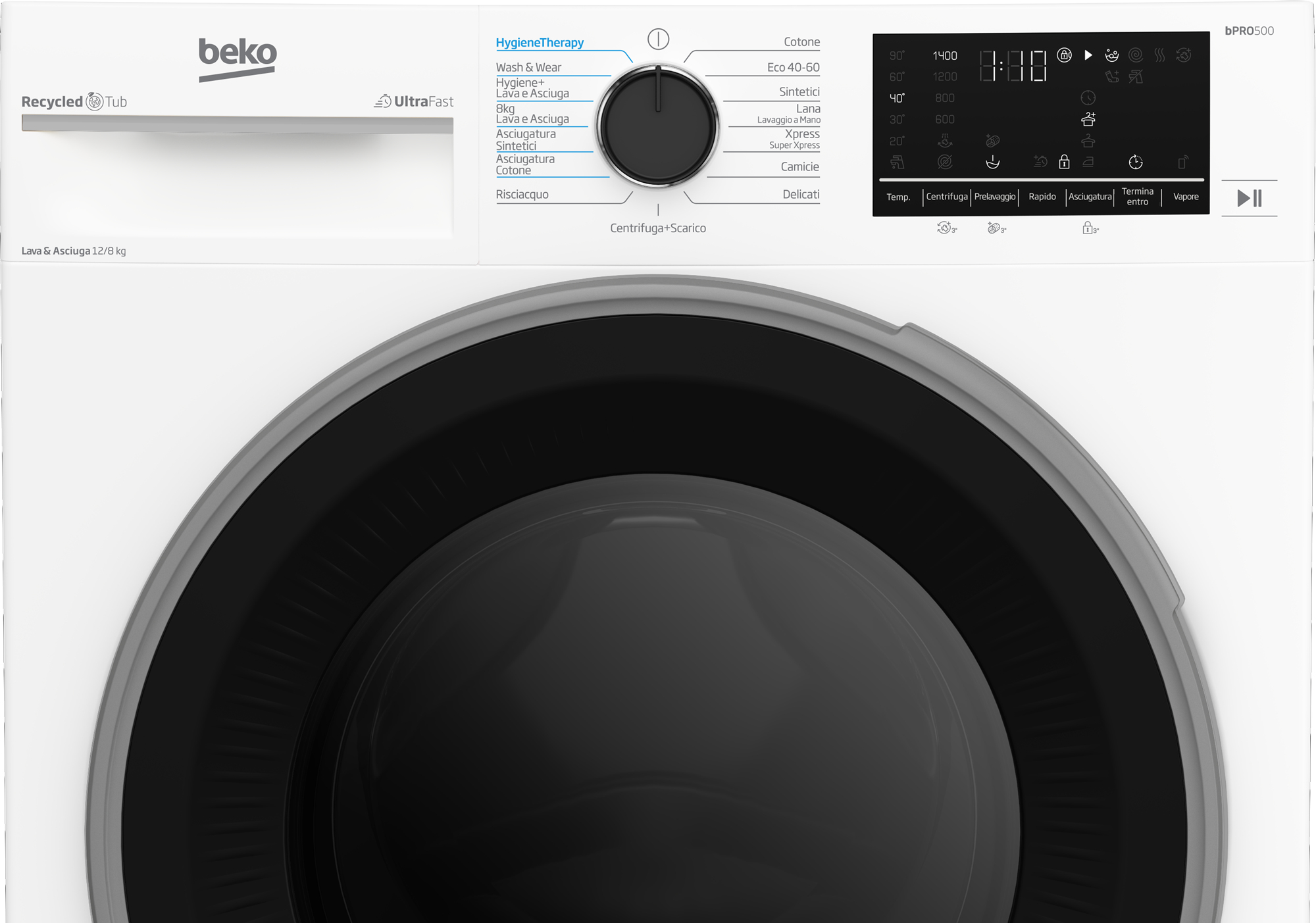 Beko BDT512844S washer dryer Freestanding Front-load White – image 4
