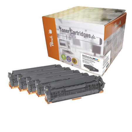 Peach PT558 toner cartridge 5 pc(s) Black, Cyan, Magenta, Yellow