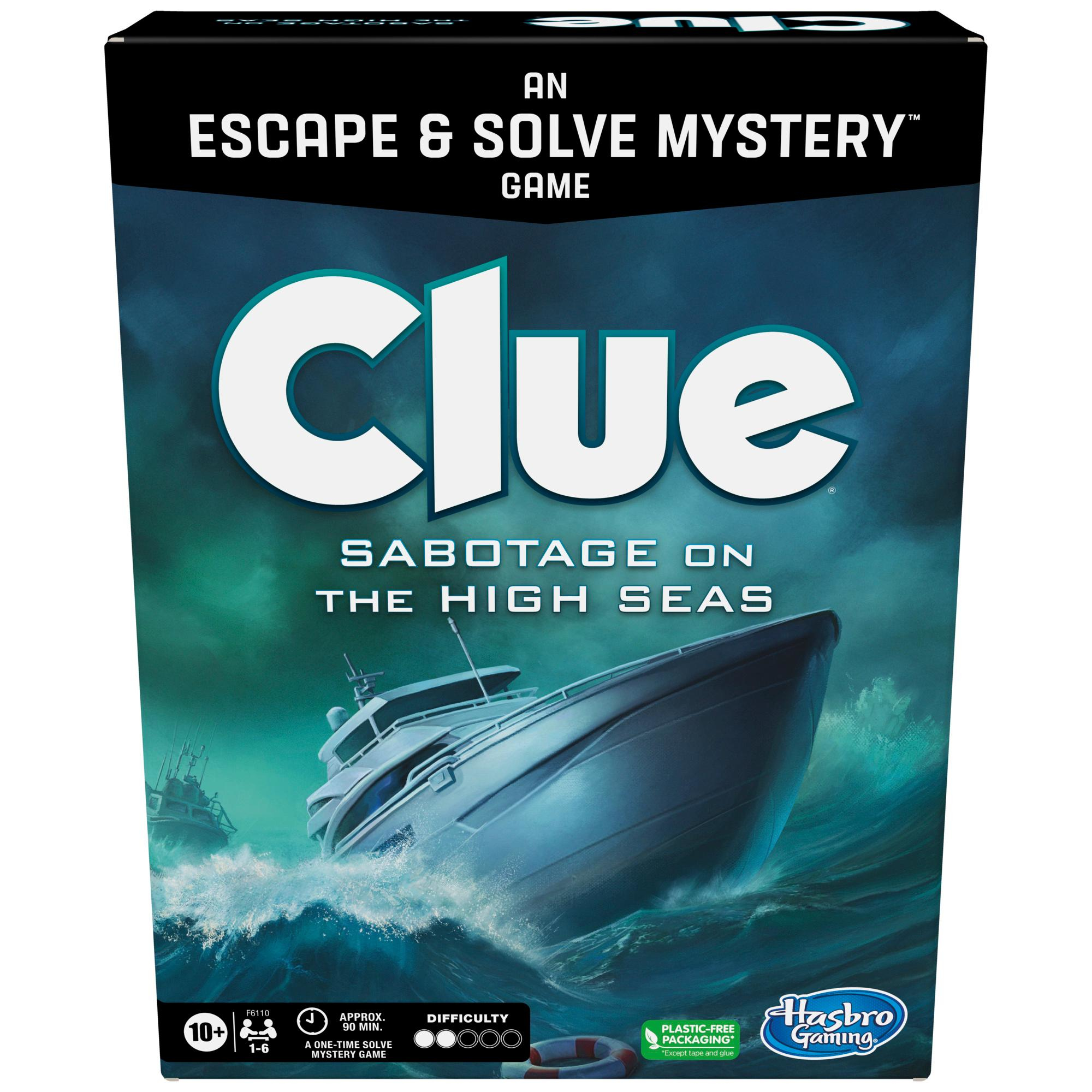 Cluedo Sabotage on the High Seas Clue Sabotage on the High Seas 90 min Gioco da tavolo Fuga
