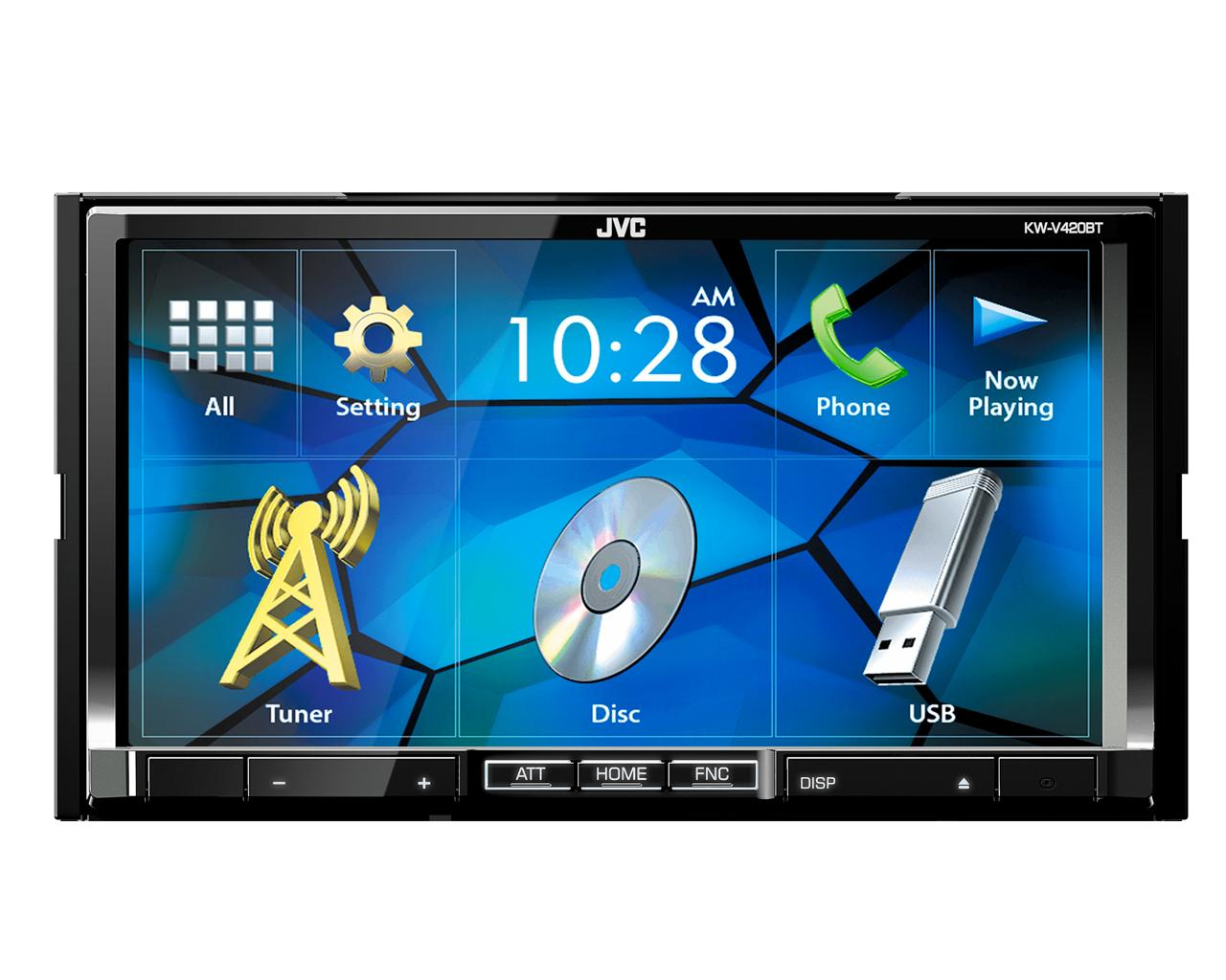 JVC KW-V420BTE car media receiver Black – image 1