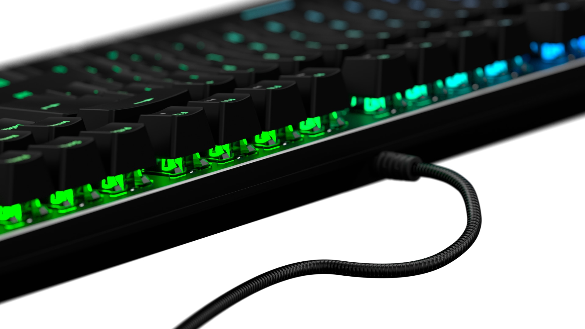 AOC GK500 keyboard Gaming USB Black – image 6