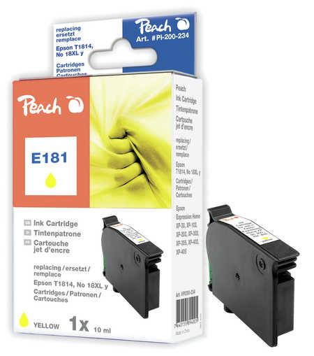 Peach 316386 ink cartridge 1 pc(s) Yellow