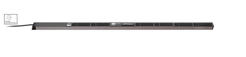 Vertiv MPH2 Rack PDU, branch metered, 0U, input IEC 60309 – image 1