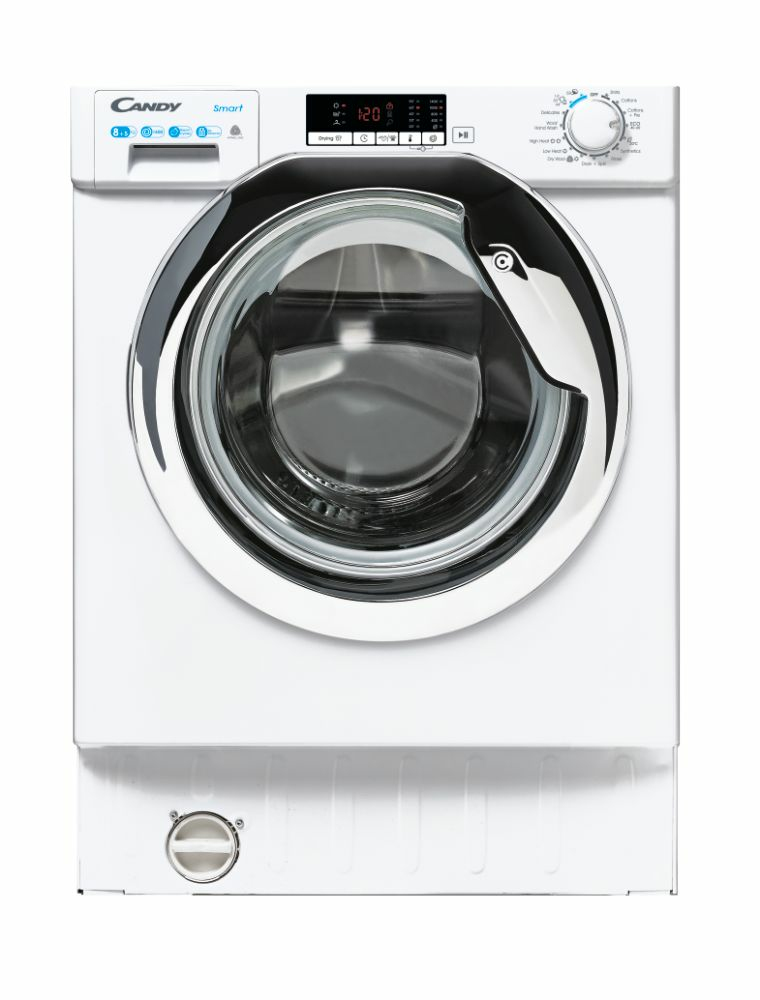 Candy Smart CBD485D2CE/1-80 washer dryer Built-in Front-load White