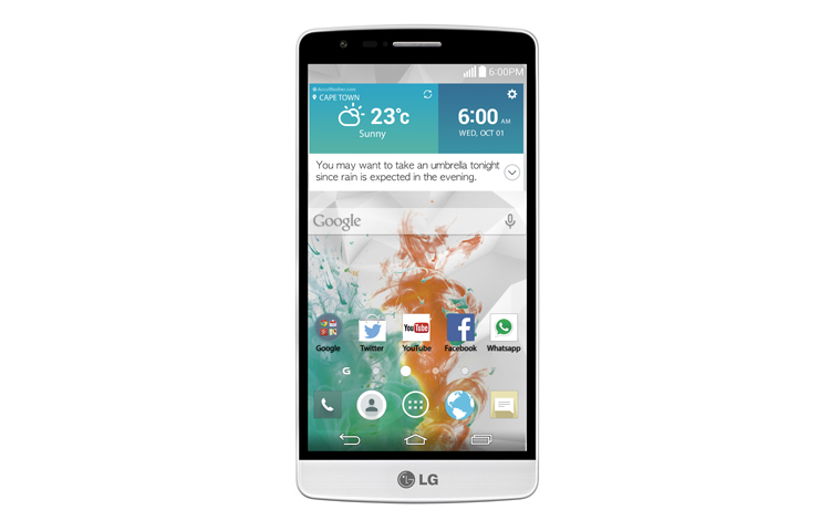 LG D722K 12.7 cm (5") Android 4.4.2 4G Micro-USB 1 GB 8 GB 2540 mAh White