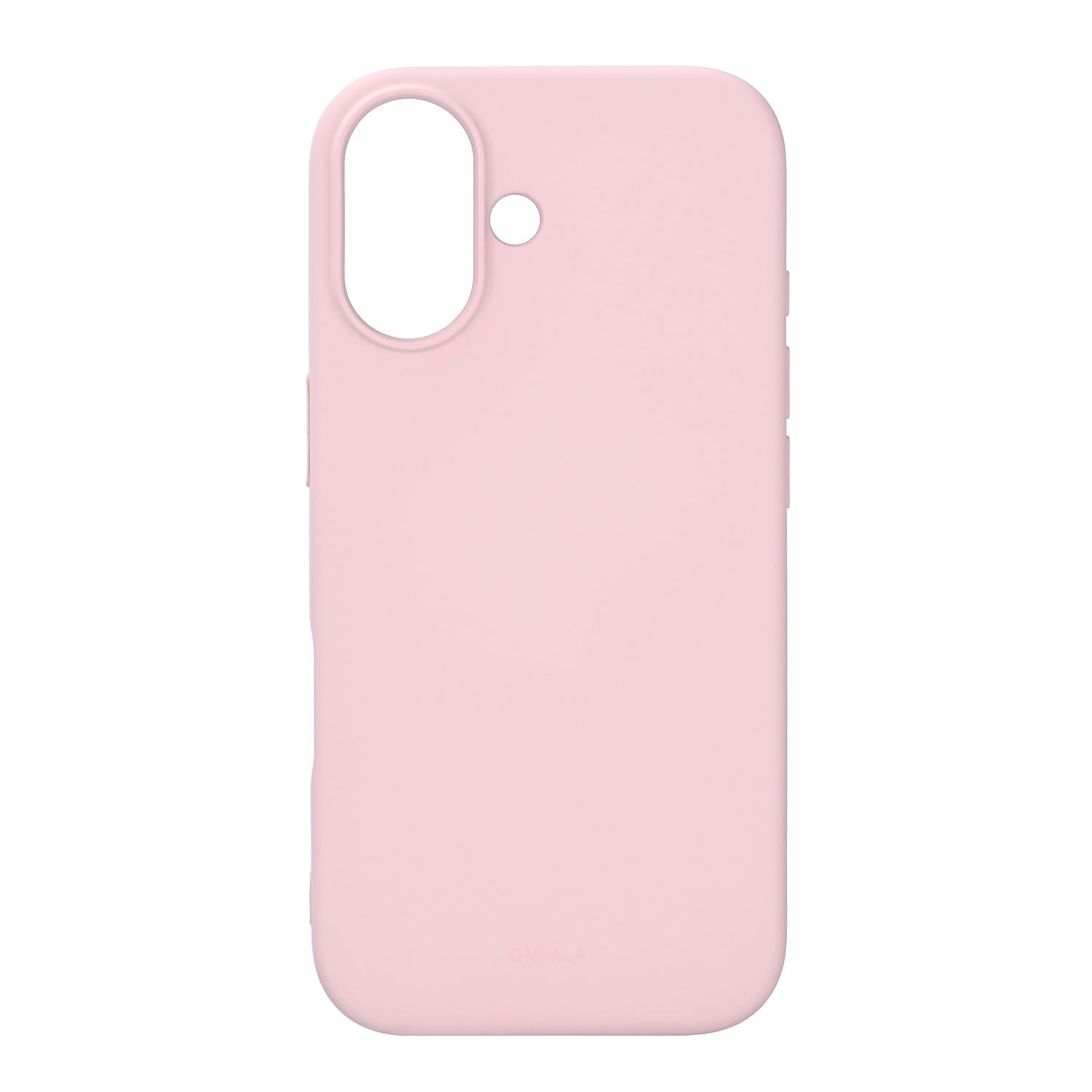 Onsala Phone Case with Silicone Feel Chalk Pink - iPhone 16 – image 1