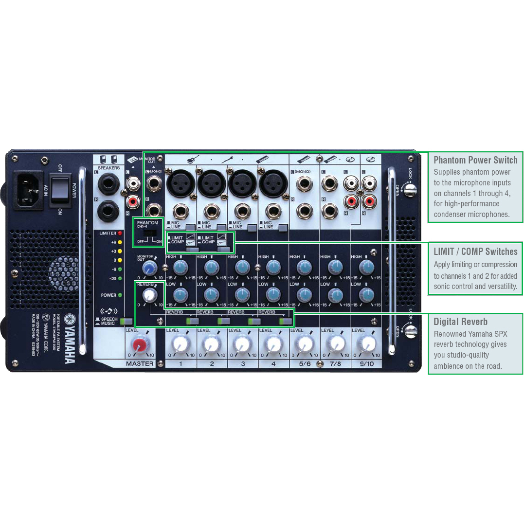 Yamaha STAGEPAS 500 – image 3