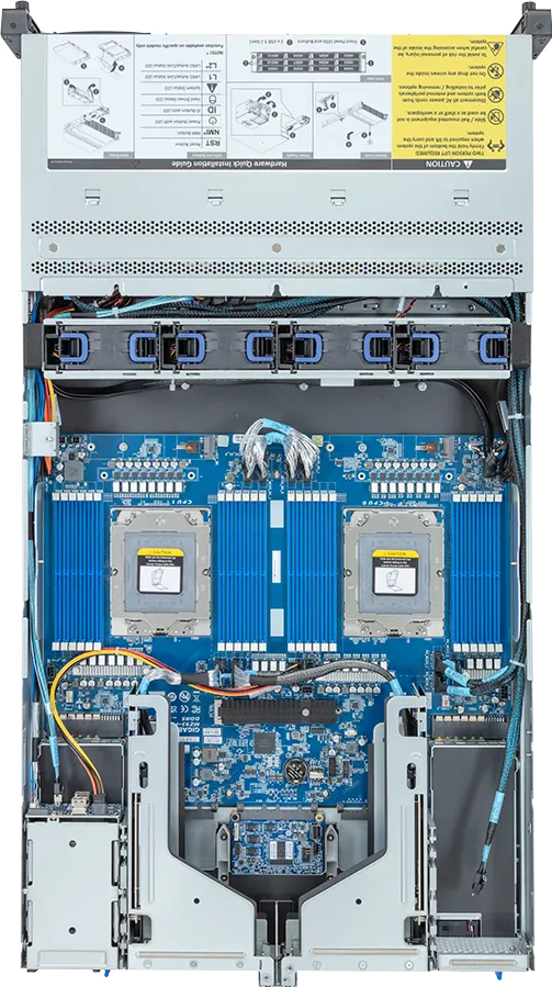 GIGABYTE R283-Z91-AAV2 LGA 6096 Rack (2U) Black, Steel – image 3