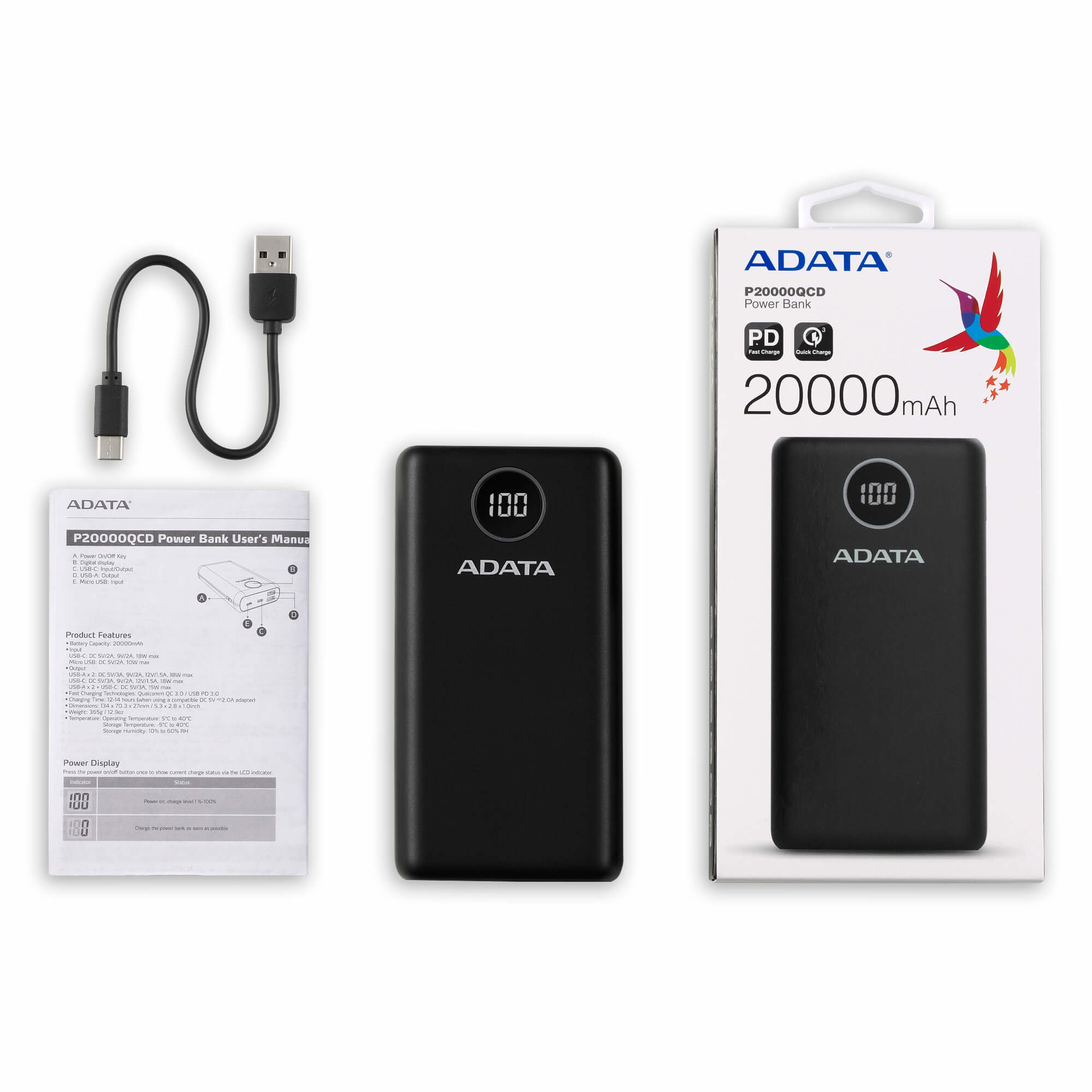 ADATA P20000QCD Lithium Polymer (LiPo) – image 7