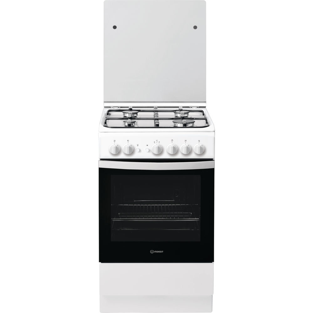 Indesit IS5G1PMW/E cooker Freestanding cooker Gas White
