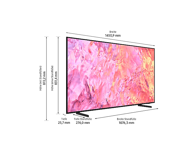 Samsung GQ65Q60CAU 165.1 cm (65") 4K Ultra HD Smart TV Wi-Fi Black – image 3