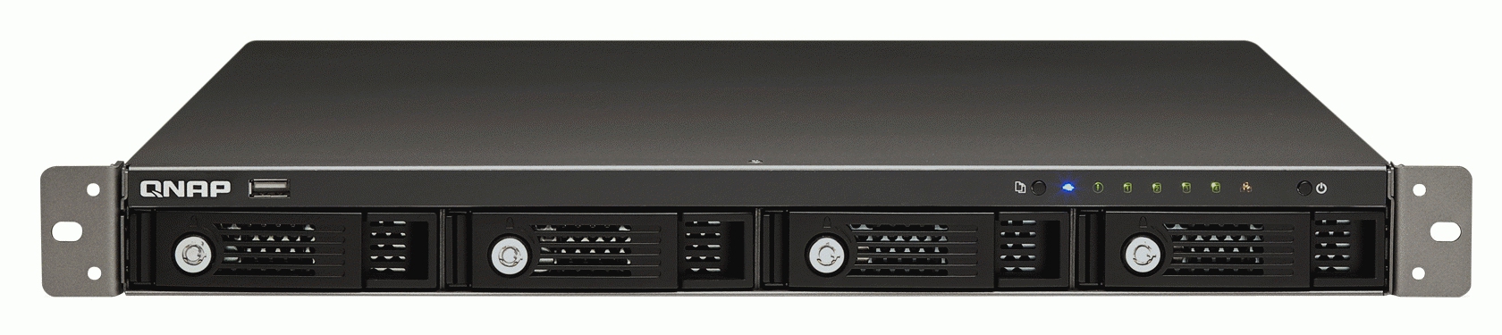 QNAP TS-419U/4TB NAS/storage server Marvell 6281 – image 2