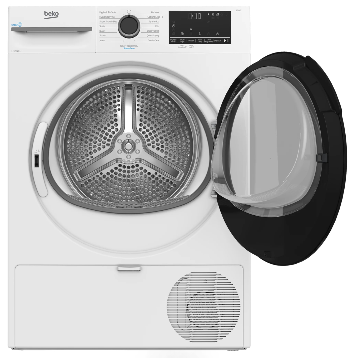 Beko BM3T31233NW 12kg Heat Pump Tumble Dryer with SteamCure Technology – image 3