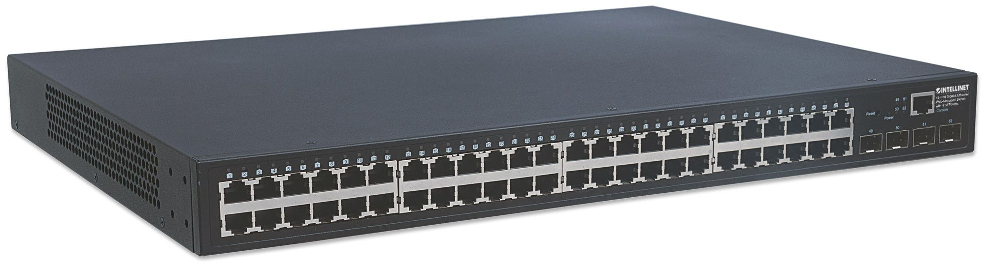 Intellinet 48-Port Gigabit Ethernet Web-Managed Switch with 4 SFP Ports – image 2